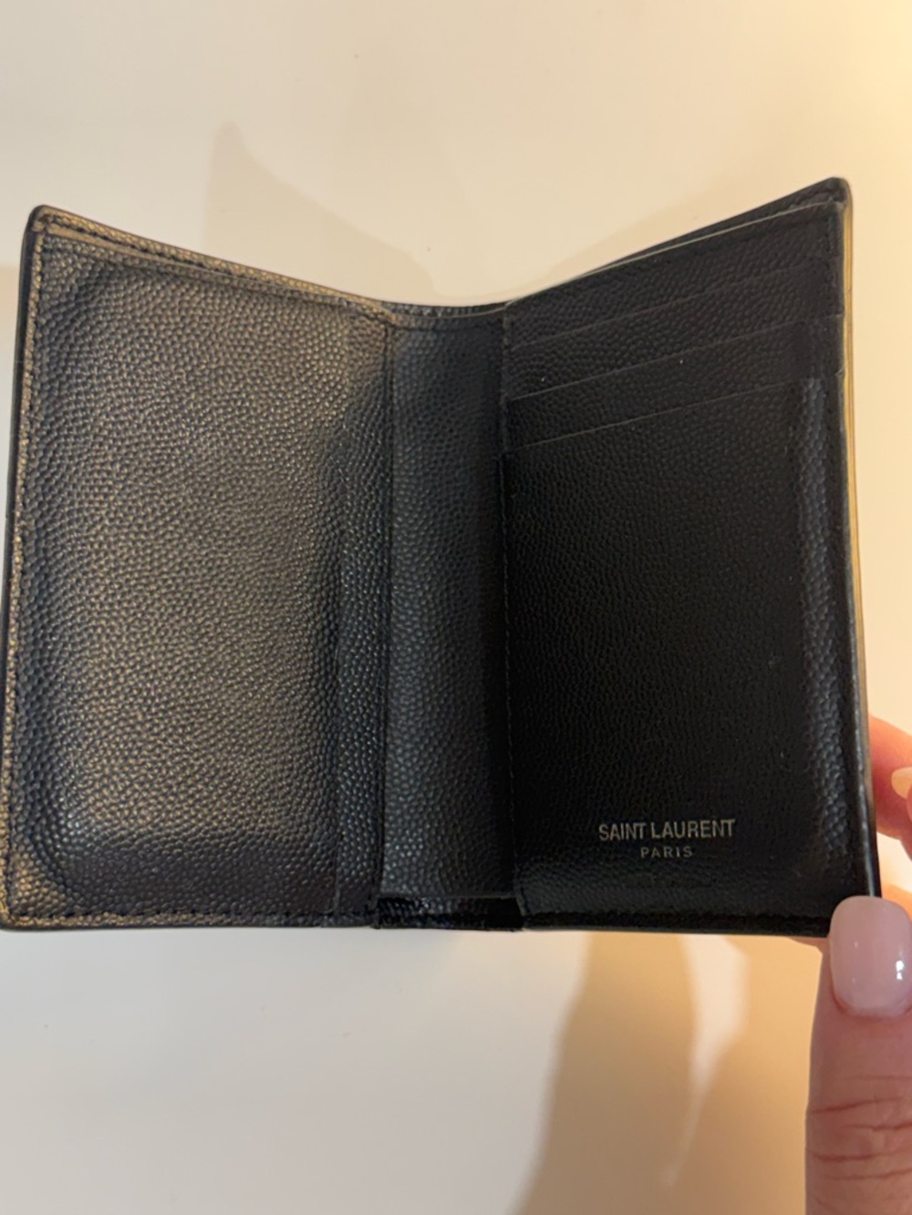 Saint Laurent YSL | Cassandre Credit Card Wallet | Black - Picture 5 of 14
